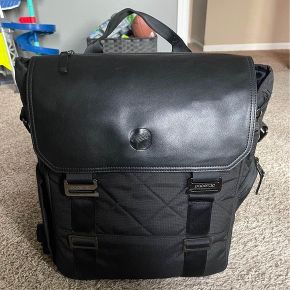 Paperclip Willow Convertible Backpack Diaper Bag - Picture 4 of 6